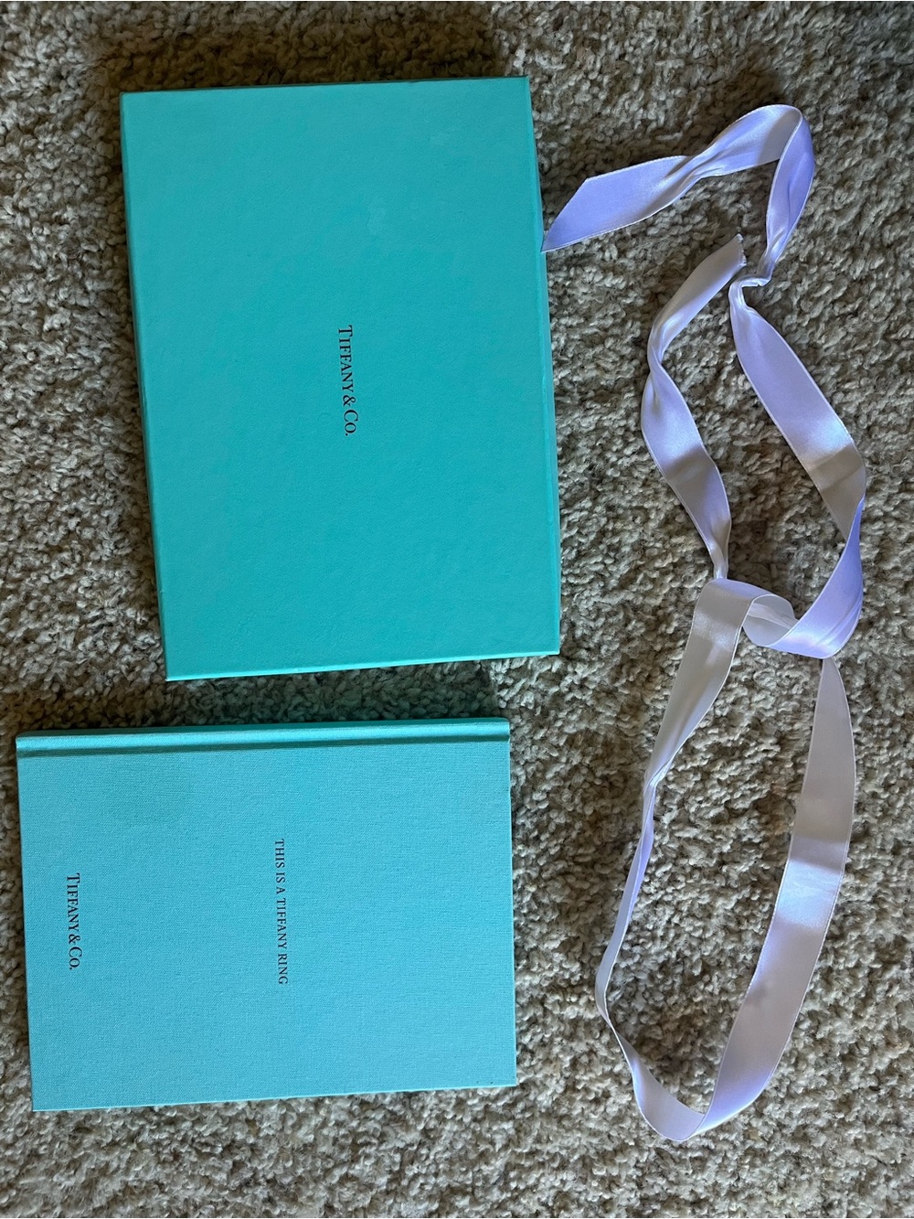 Tiffany & Co. Hardcover “This is a Tiffany Ring” Book in Tiffany Blue - Picture 2 of 8